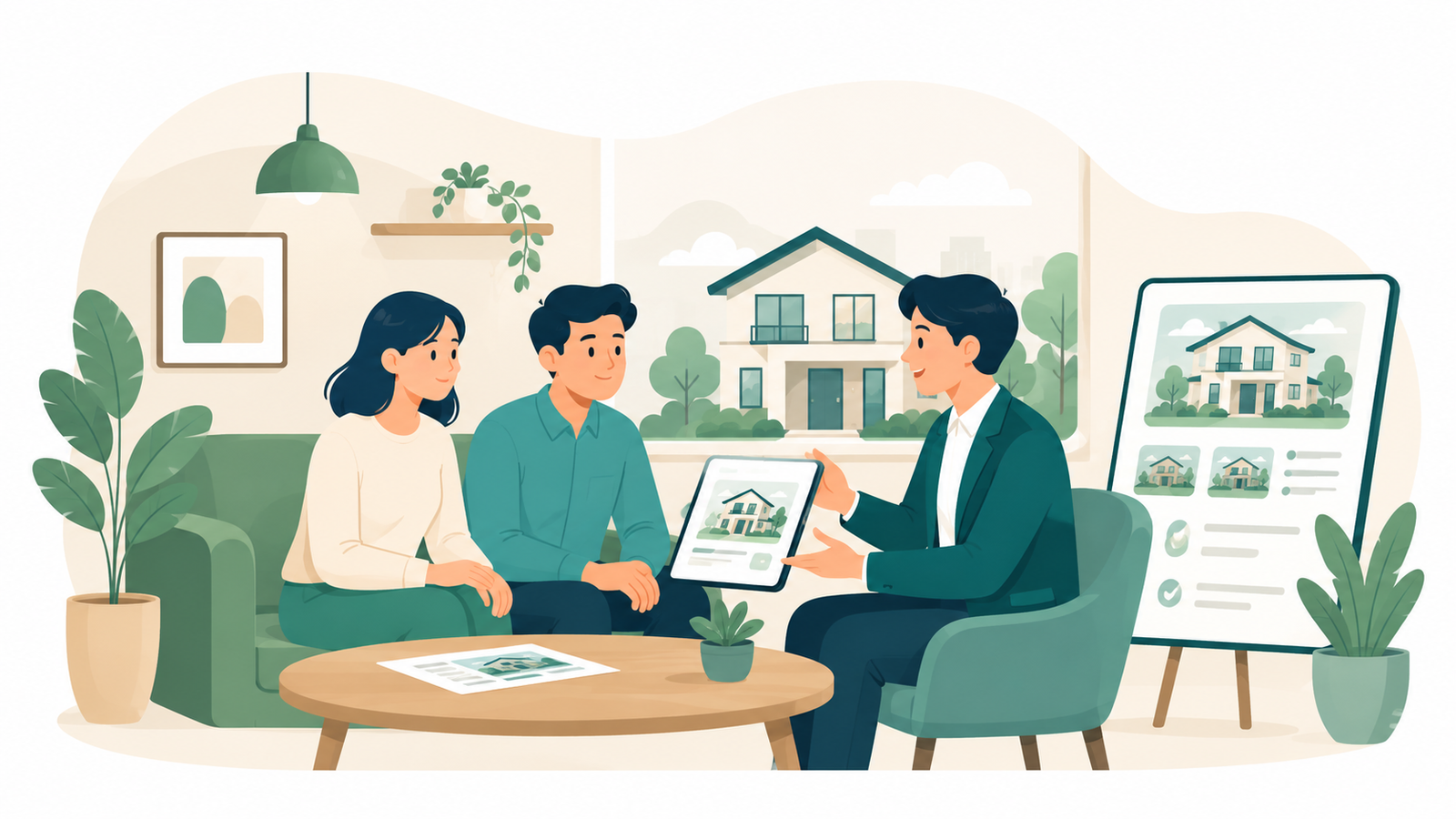 Tenant profile guide illustration