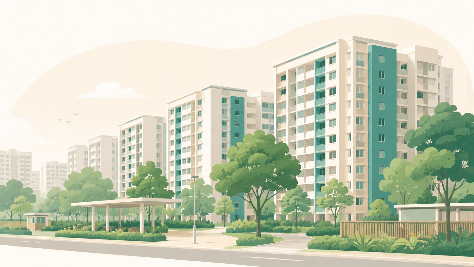 Whole HDB rental illustration